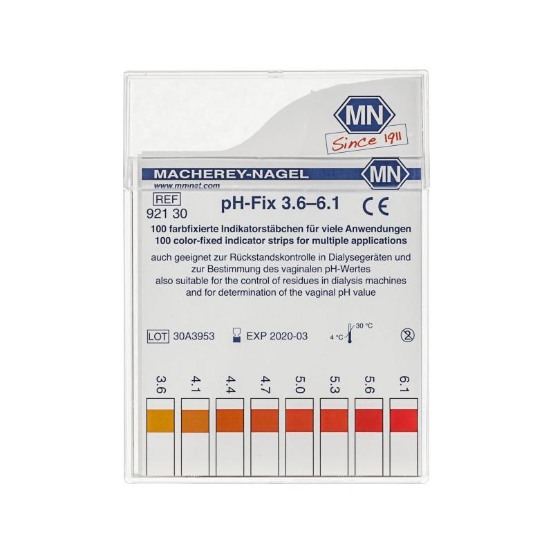 MN 92130 Precision pH test paper Measurement range 3.6~ 6.1pH
