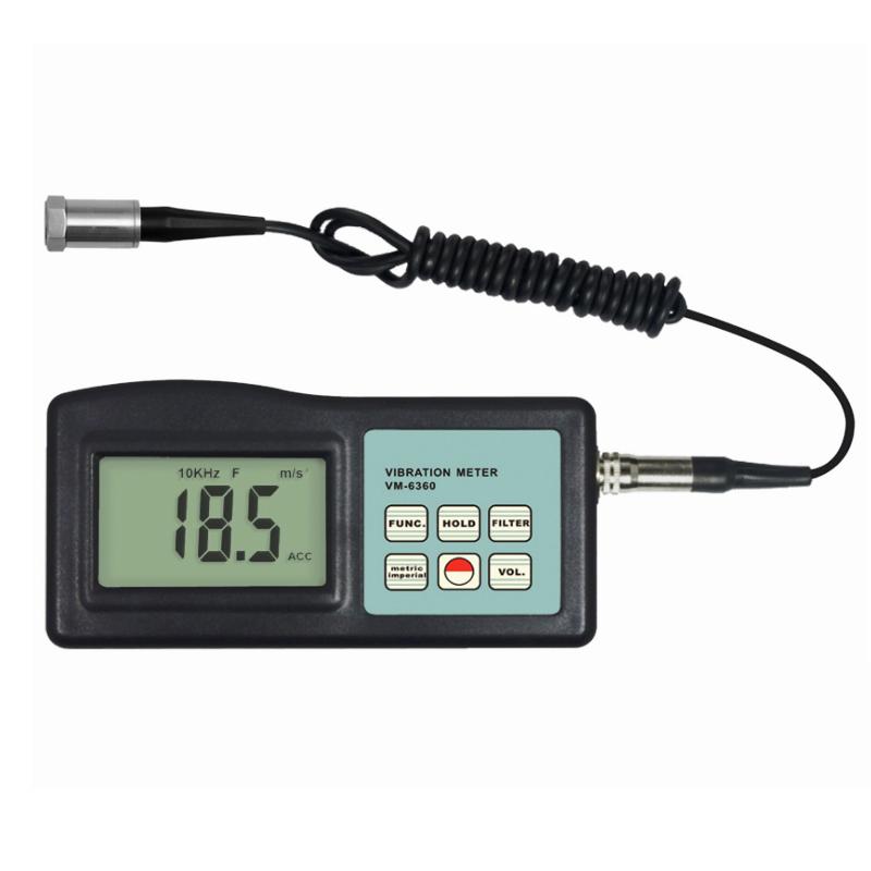 LANDTEK  VM6360 Vibration Meter, Probe Line 6 Meters Long Frequency up to 10KHz