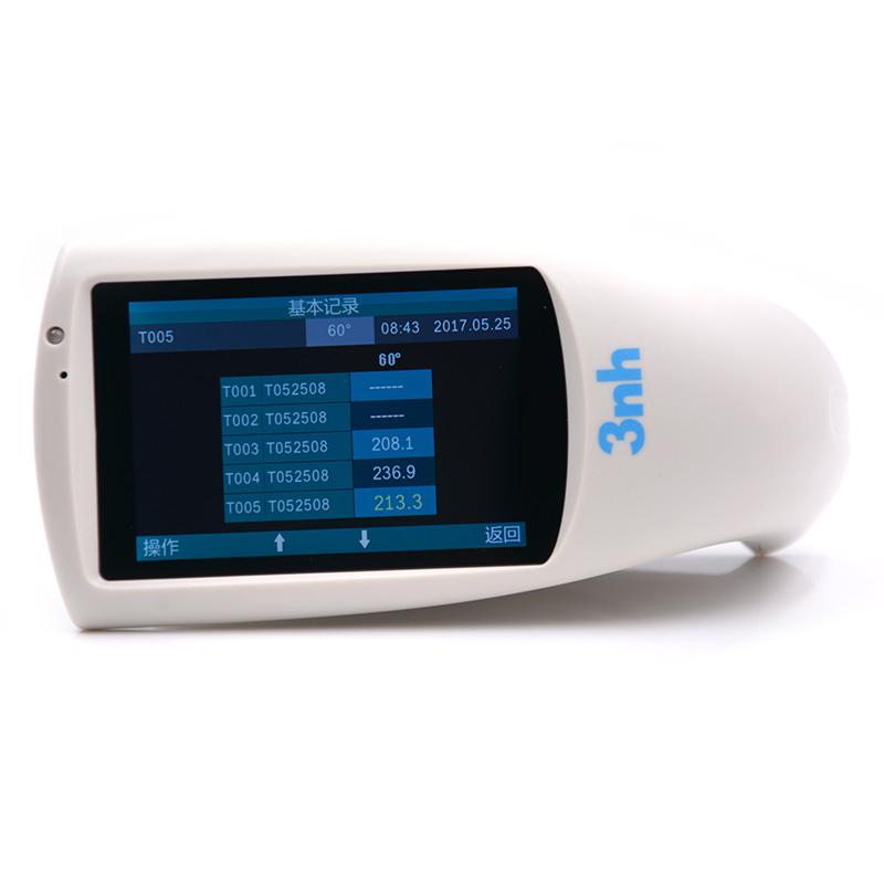 三恩驰/3nh NHG60M 光泽度测量仪操作界面图