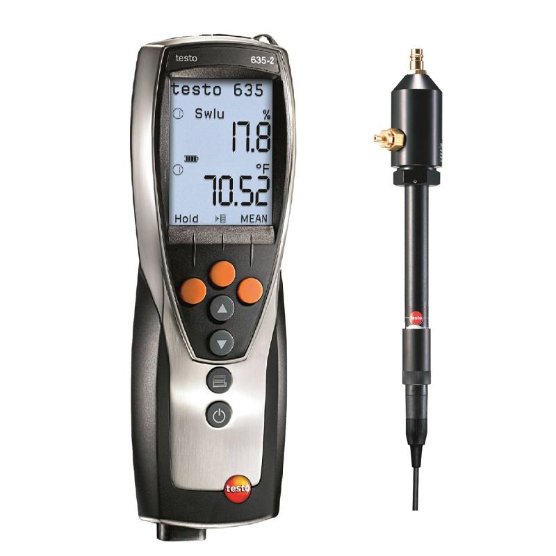TESTO testo 635-2 Humidity Tester with precision pressure dew point probe