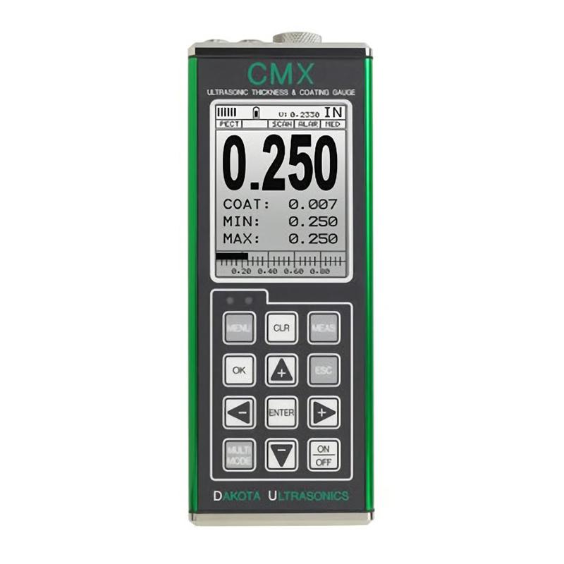 DAKOTA CMX Ultrasonic Thickness Gauge Simultaneous Measurement of Material and Coating thickness