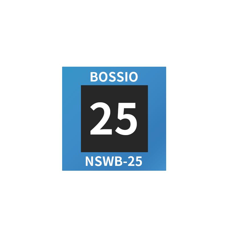 Bossio NSWB-25 Single Point Reversible Temperature Sensing Sticker 20 * 20mm/25 ℃