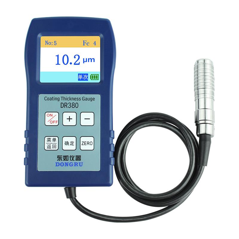 DONGRU DR380 portable Film Thickness Gauge magnetic and eddy current Thickness Gauge