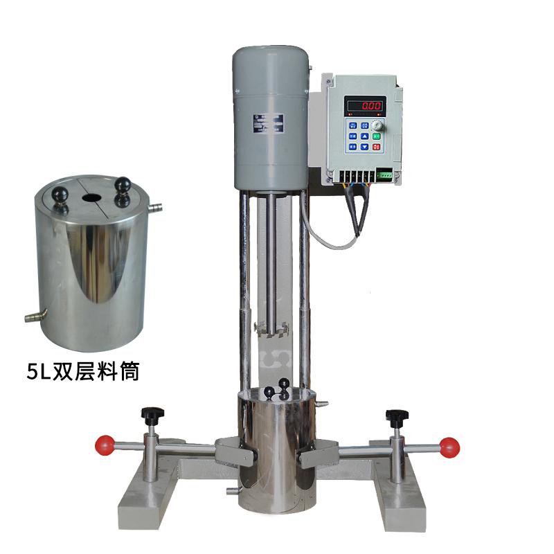 Qiwei GFJ-0.7 (GFJ-750) Coating Disperser high-speed frequency conversion, with 5L Mixing Tank