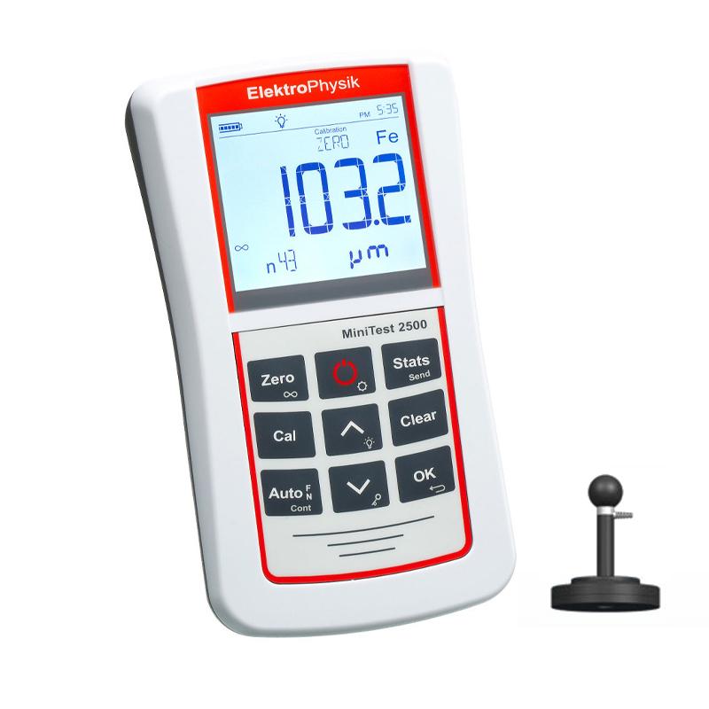EPK MiniTest 2500 N100 Coating Thickness Gauge 100mm thick insulation and composites
