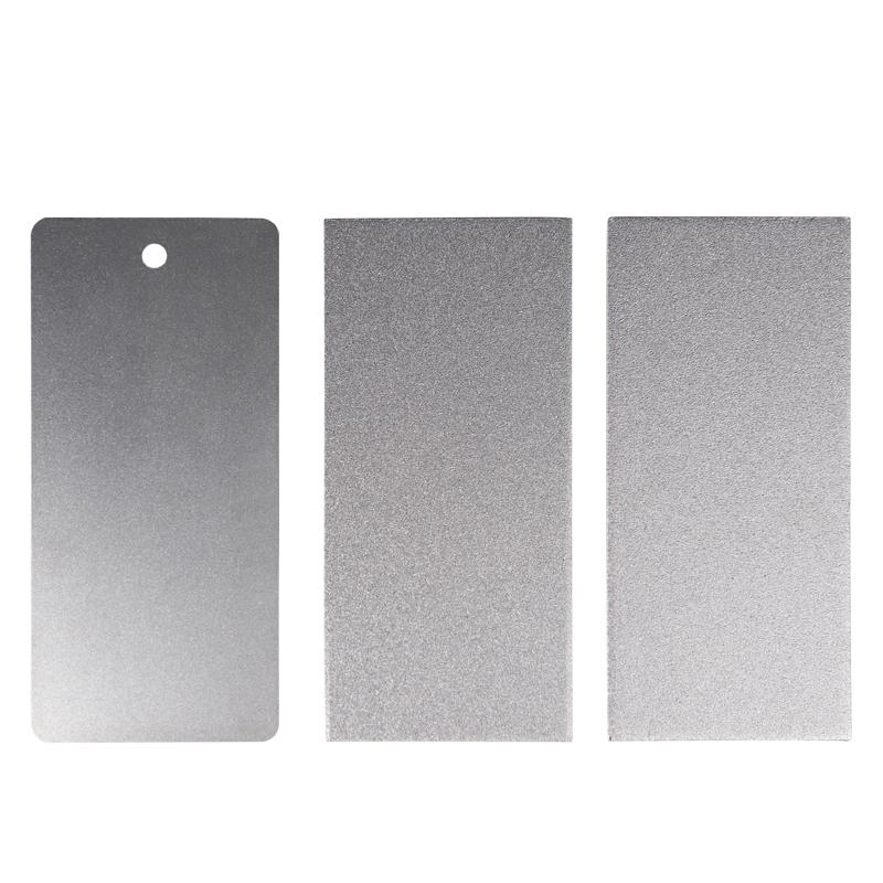 Test Grade Spray Sand Steel Panel 70 * 150 * 4.0 Right Angle, Experimental Spray Sand Steel Panel