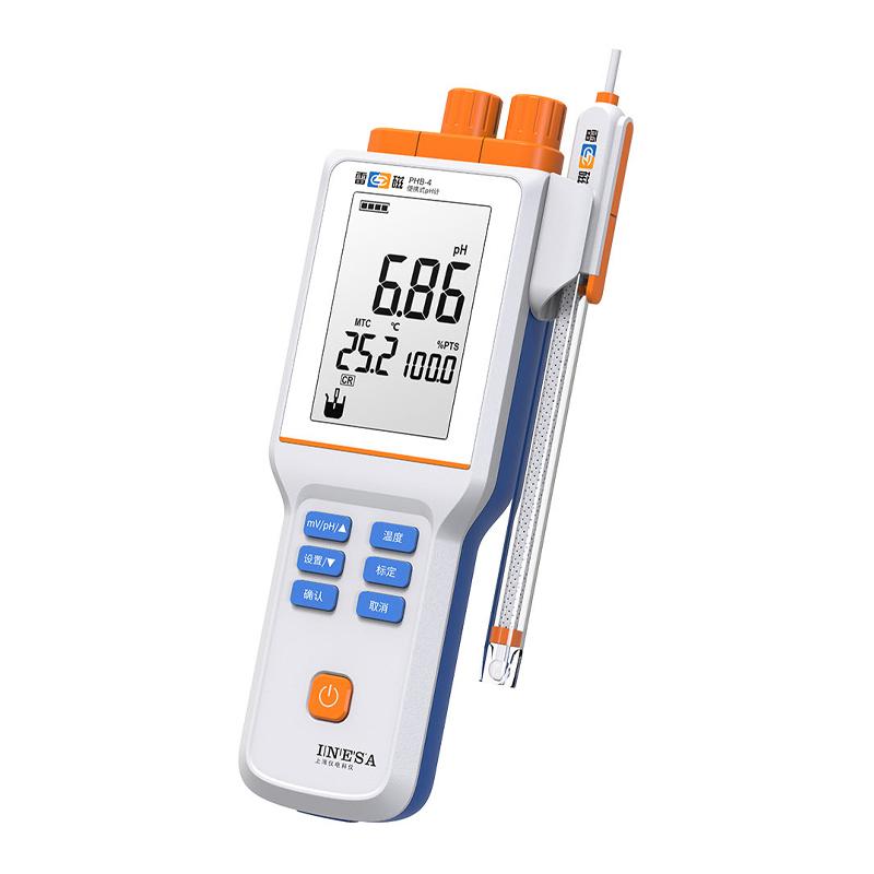 LEICI pH meter PHB-4 0.1pH resolution Manual warming