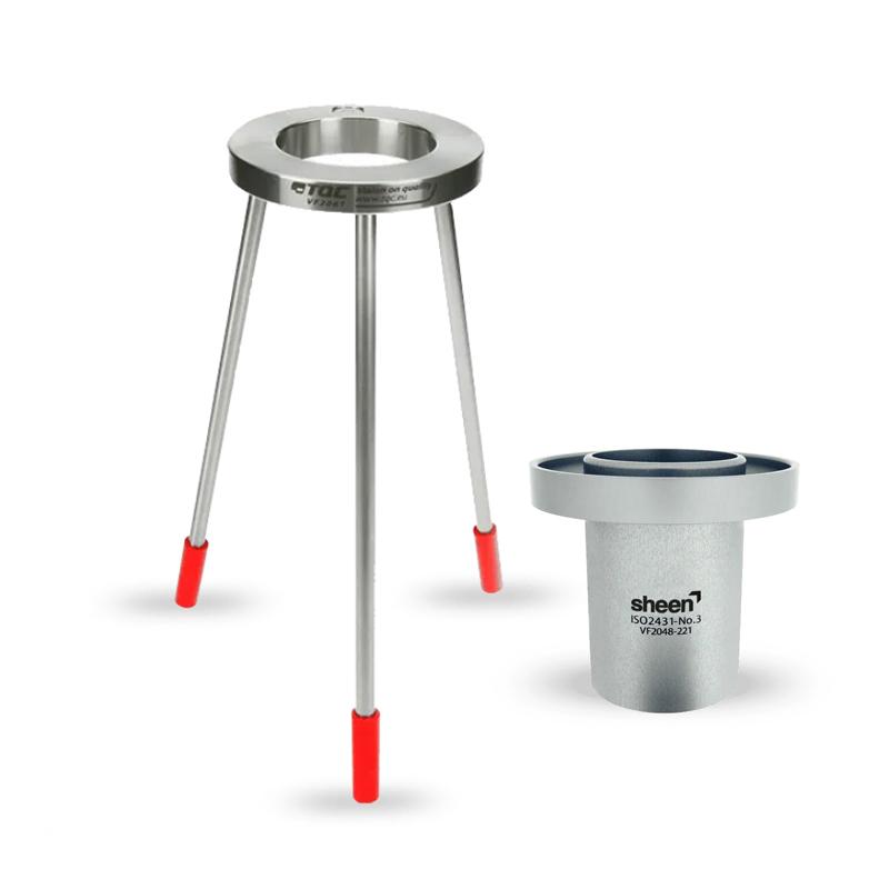 TQC VF2049 Coating Viscosity Cup ISO Flow Cup No. 4 with VF2061 bracket