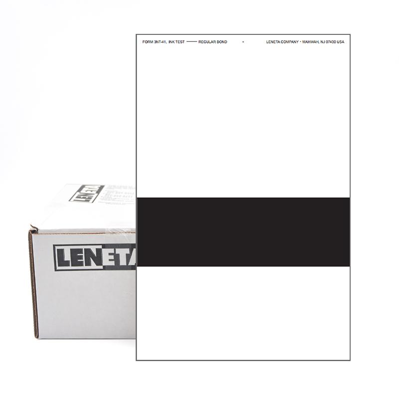 LENETA Form 3NT-34 Printing ink sagging test paper