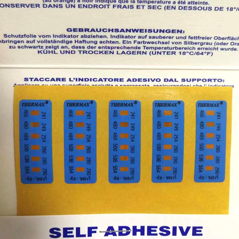Thermax 六格8 （241-290℃） 测温试纸图2