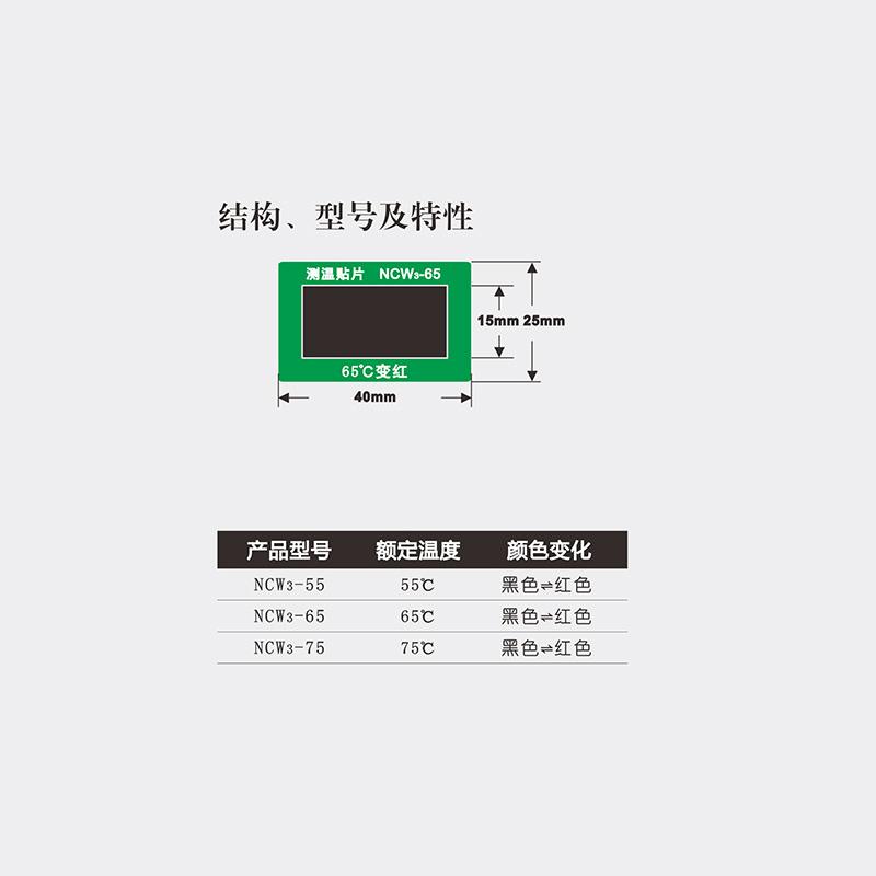 长龙NCW2-55可逆型测温贴片图2