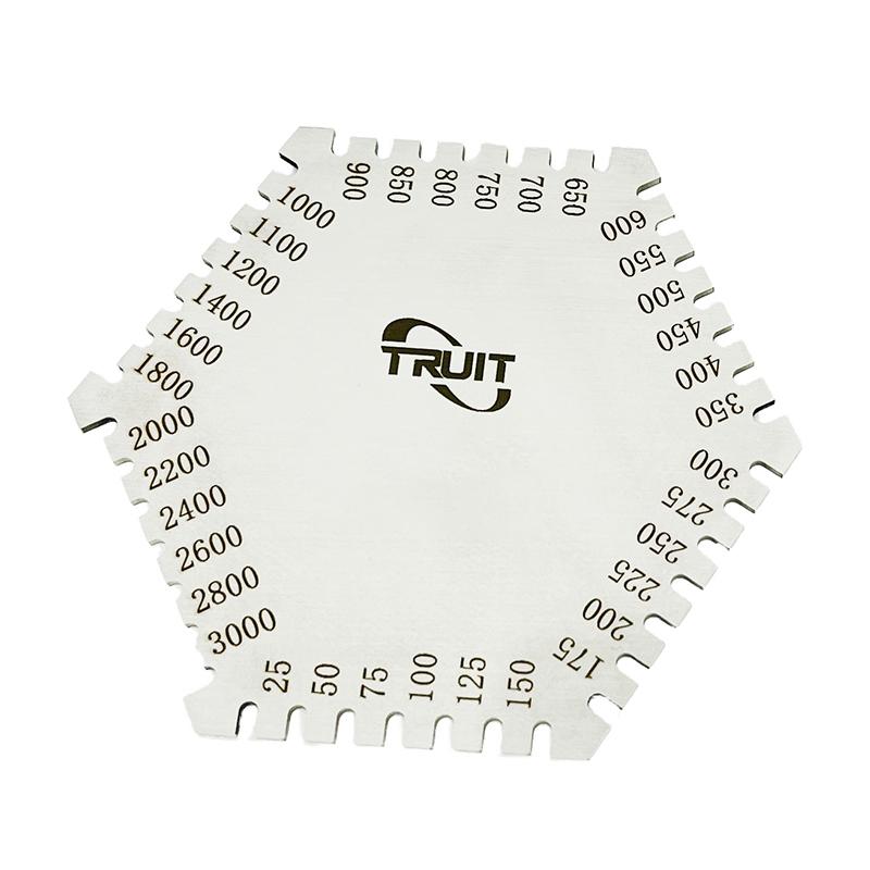 TRUIT TR 5506/3000 Wet Film Wheel Comb 25~ 3000&mu;m