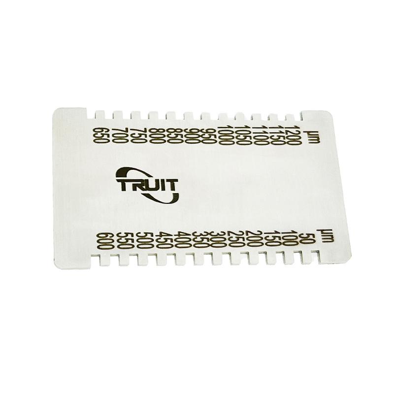 TRUIT TR 5502/1200 Double-sided wet-film gauge WFT gauge comb type 50~1200&mu;m