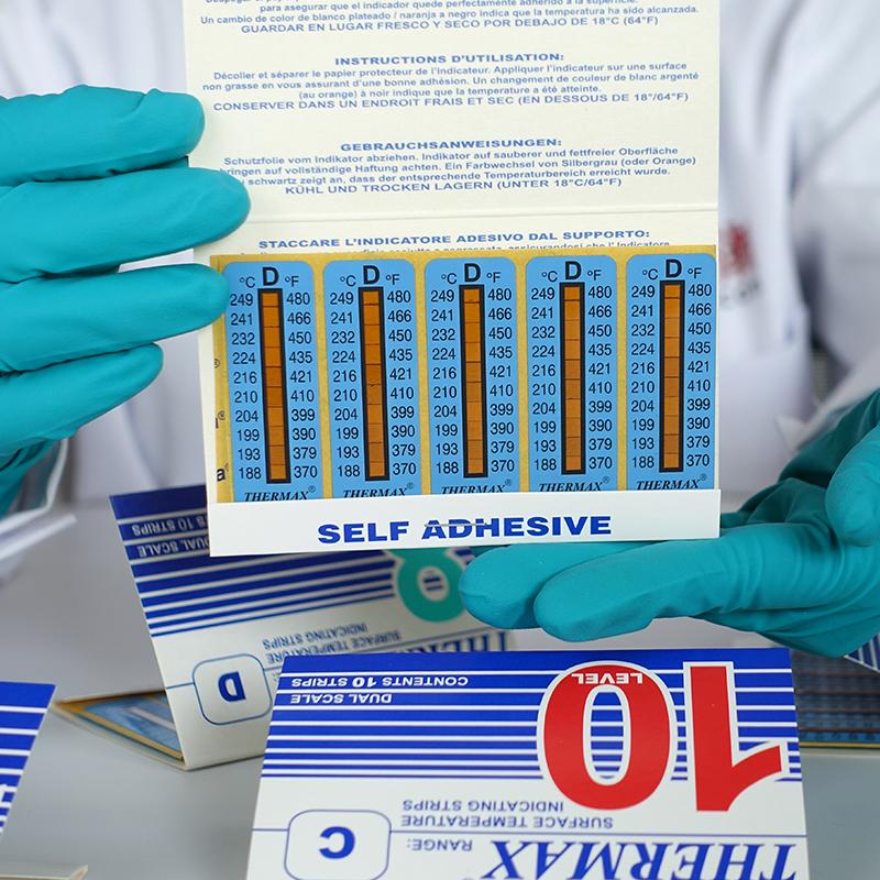 Thermax(TMC) 10格D 测温纸实物细节图