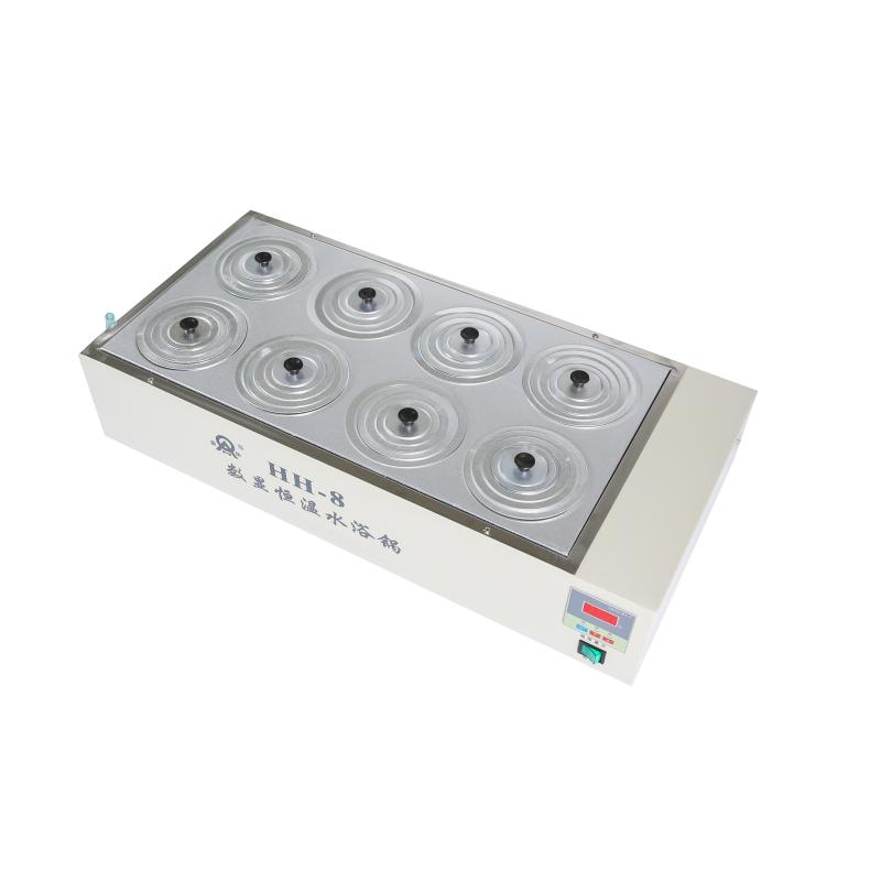 常州荣华 HH-8 数显恒温水浴锅侧视图