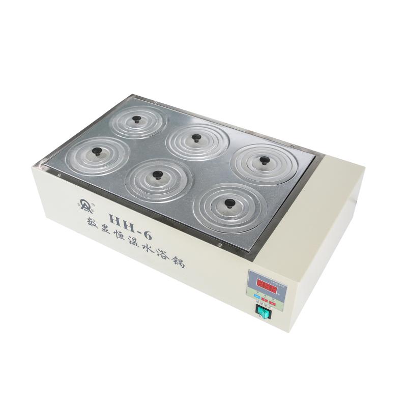 常州荣华 HH-6 数显恒温水浴锅侧视图