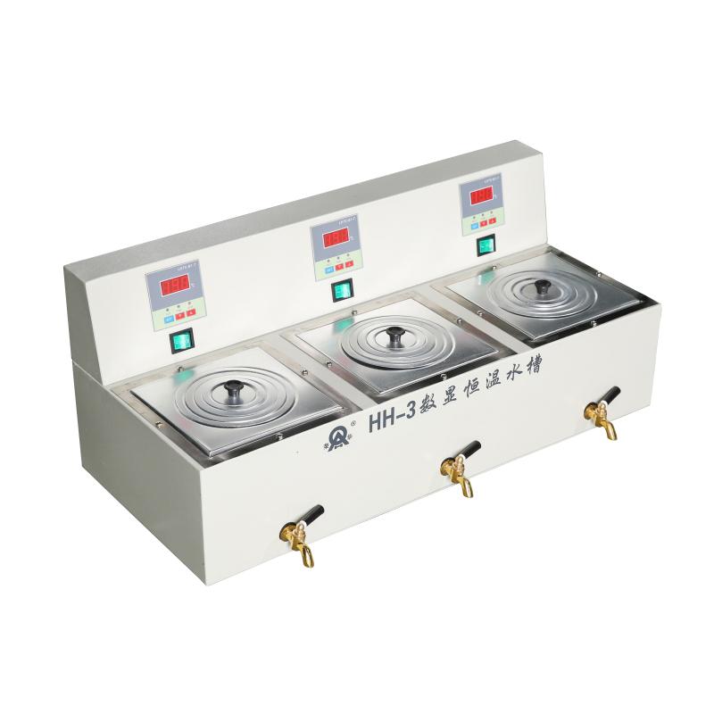 常州荣华 HH-3 数显恒温水浴锅侧视图