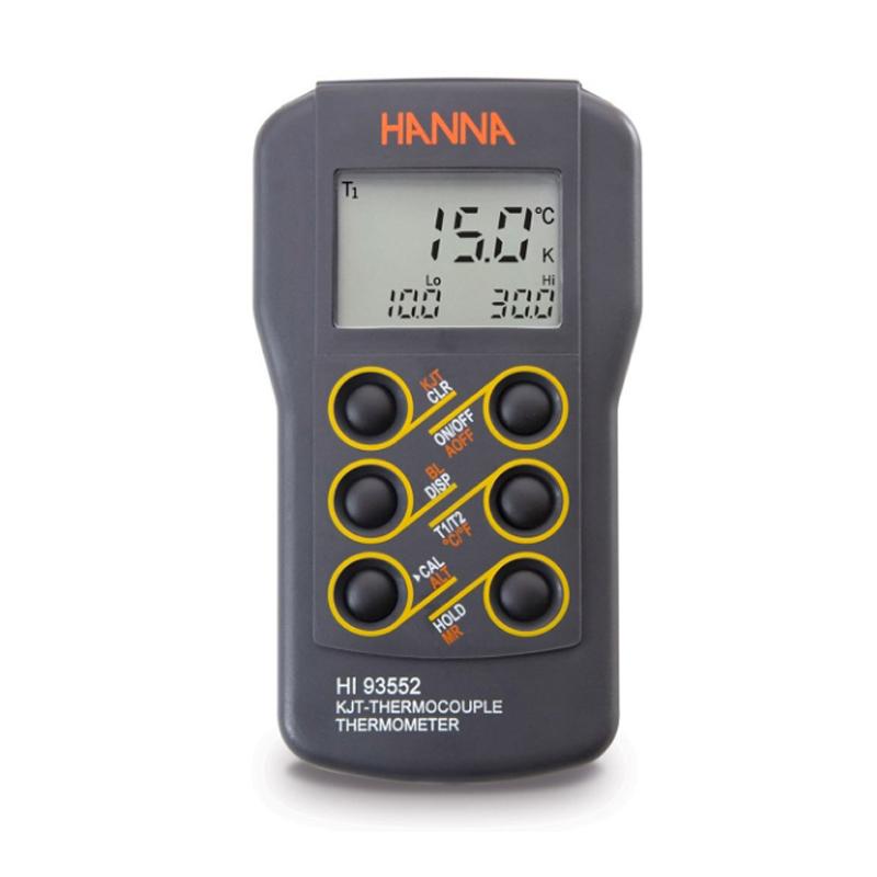 HANNA HI93552R Dual Channel Dual Range Data Type, Wide Range Temperature Meter