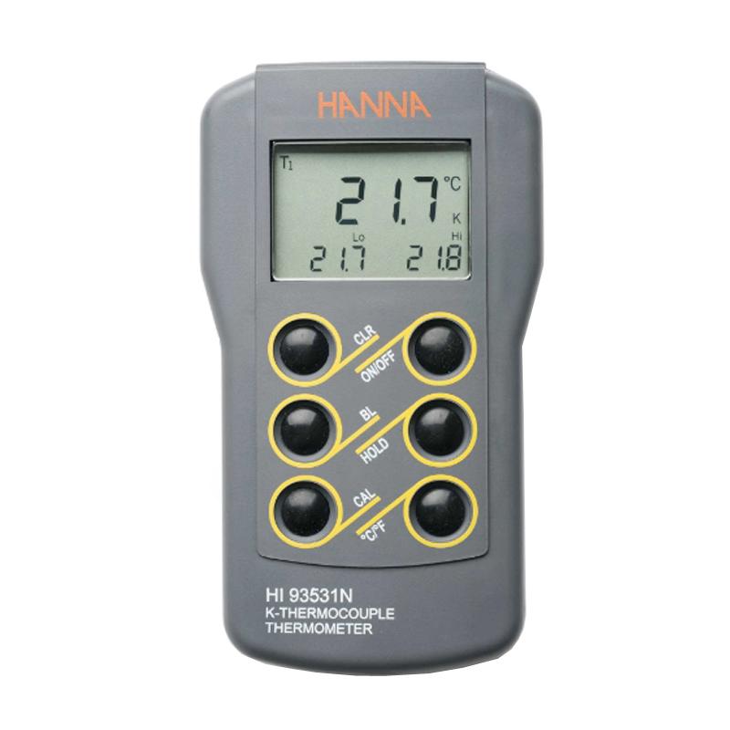 HANNA HI93531N Wide Range Temperature Meter (with Backlight and Adjustment)