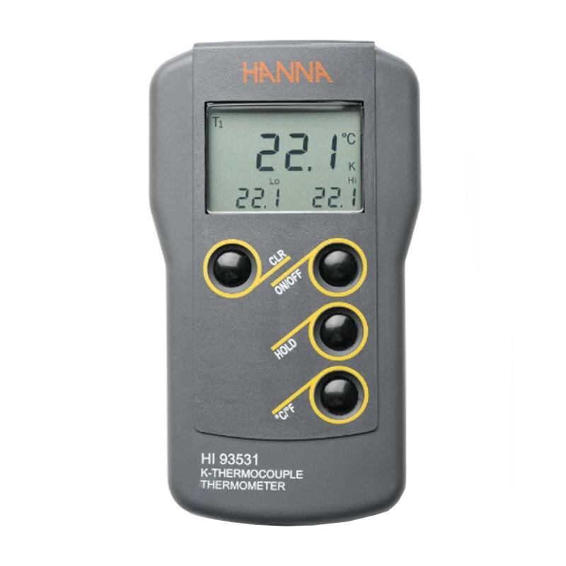 HANNA HI93531 Single Channel Wide Range Temperature Meter