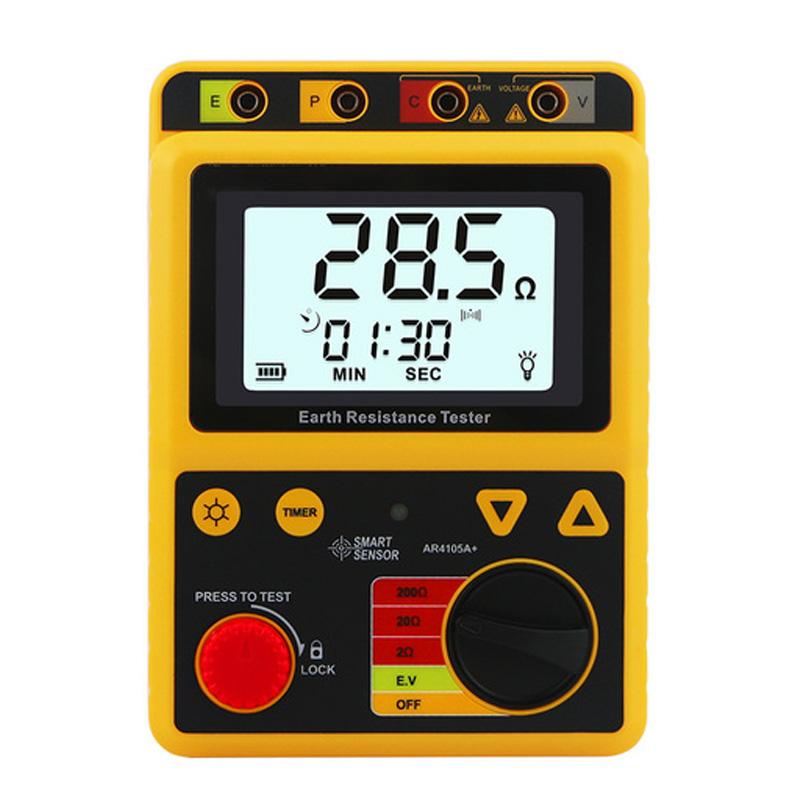 SMART SENSOR AR4105A Ground Resistance Tester
