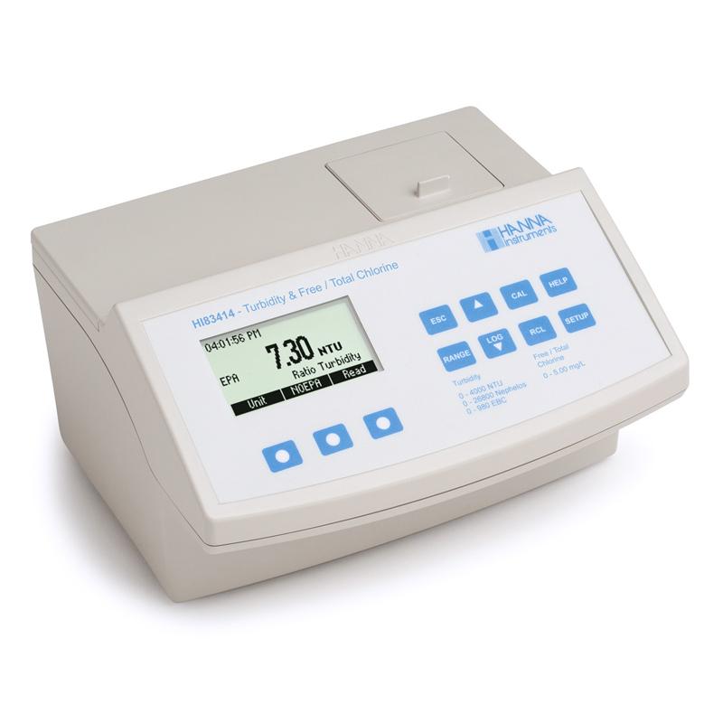 HANNA HI83414 Benchtop residual chlorine - total chlorine - turbidity Tester (EPA standard)