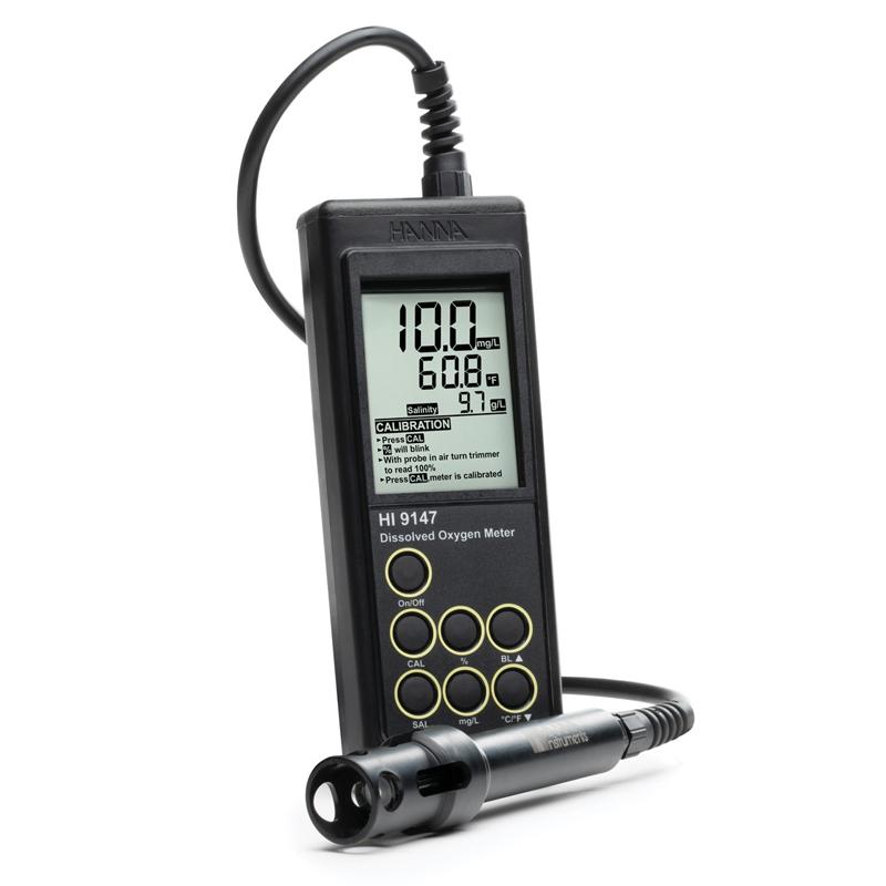 HANNA HI9147-04 Dissolved Oxygen Meter, for aquaculture