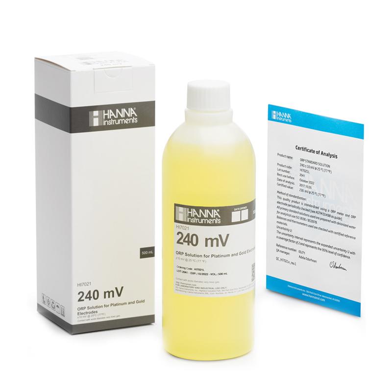 HANNA Oxidation-reduction potential calibrating fluid (ORP) 240mV/500mL