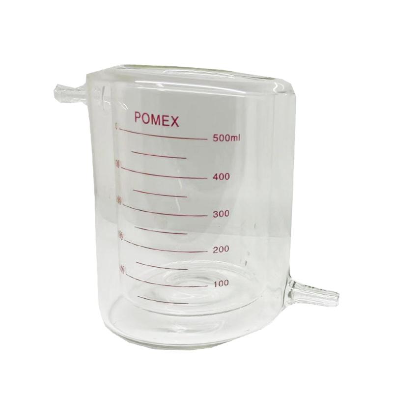 FANGRUI 500mL Glass clip cup