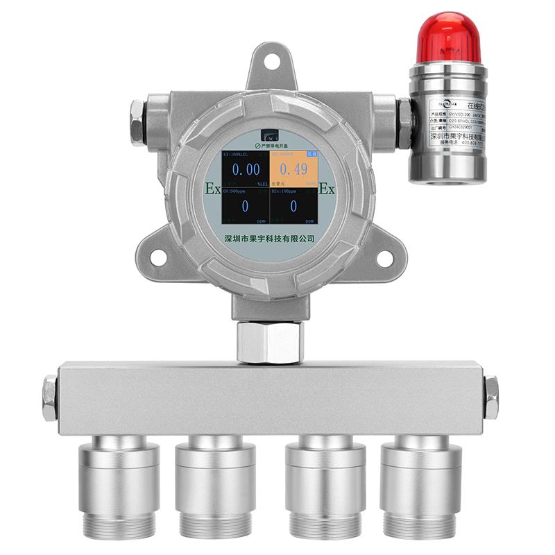 果宇科技GY/VGD-200-4M-G（CO2/N2/O2/EX）在线式多合一检测仪图1