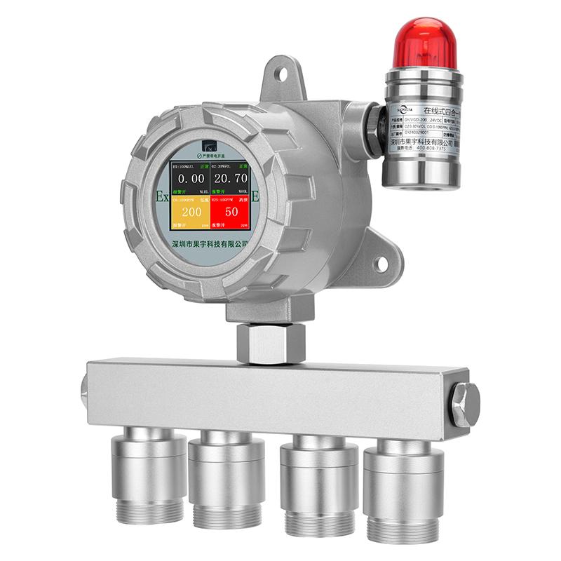 果宇科技GY/VGD-200-4M-G（CO2/N2/O2/EX）在线式多合一检测仪图2