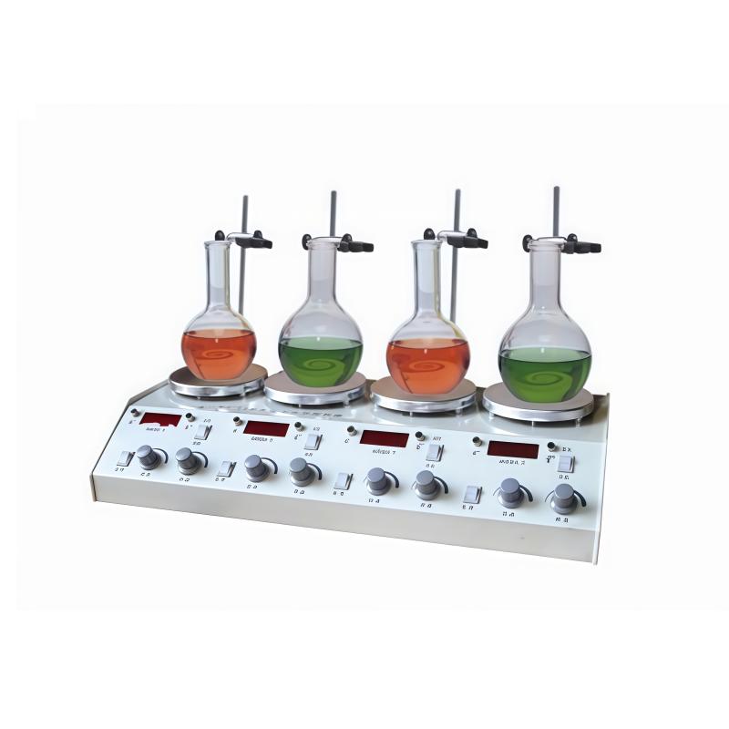 Changzhou GUOHUA HJ-4A Multi-head magnetic heating Stirrer 4 working position/digital display type