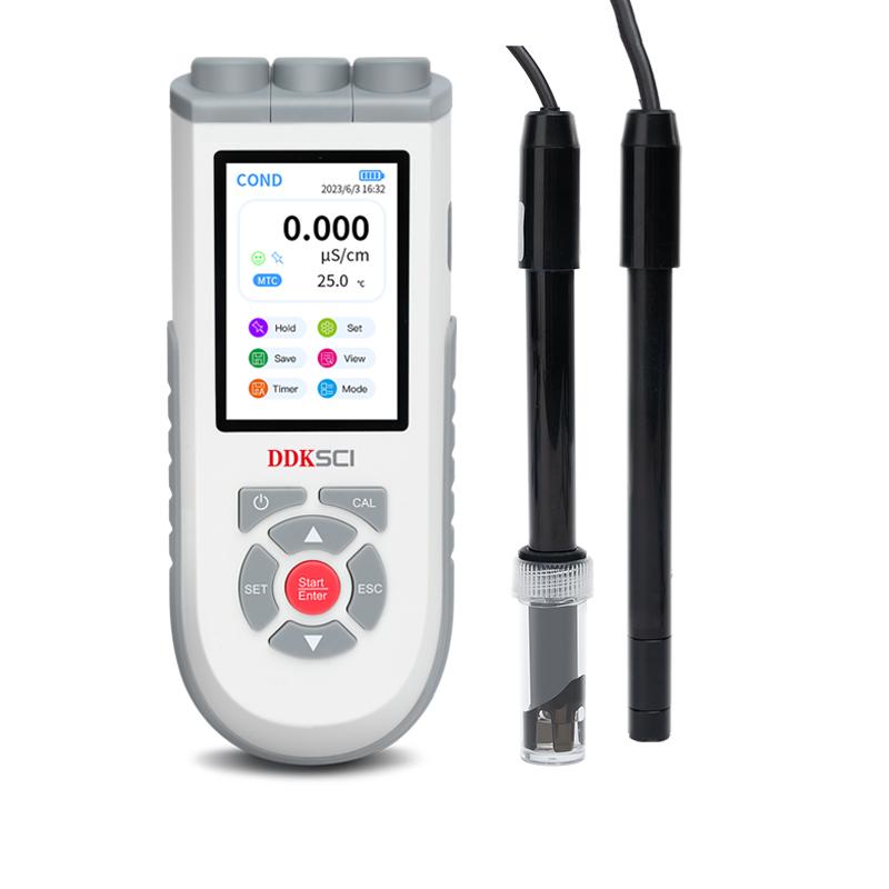 DDKSIC CD10 portable conductivity, Dissolved Oxygen Meter (color screen) conductivity/resistivity/TDS/salinity/dissolved oxygen concentration/dissolved oxygen saturation/℃