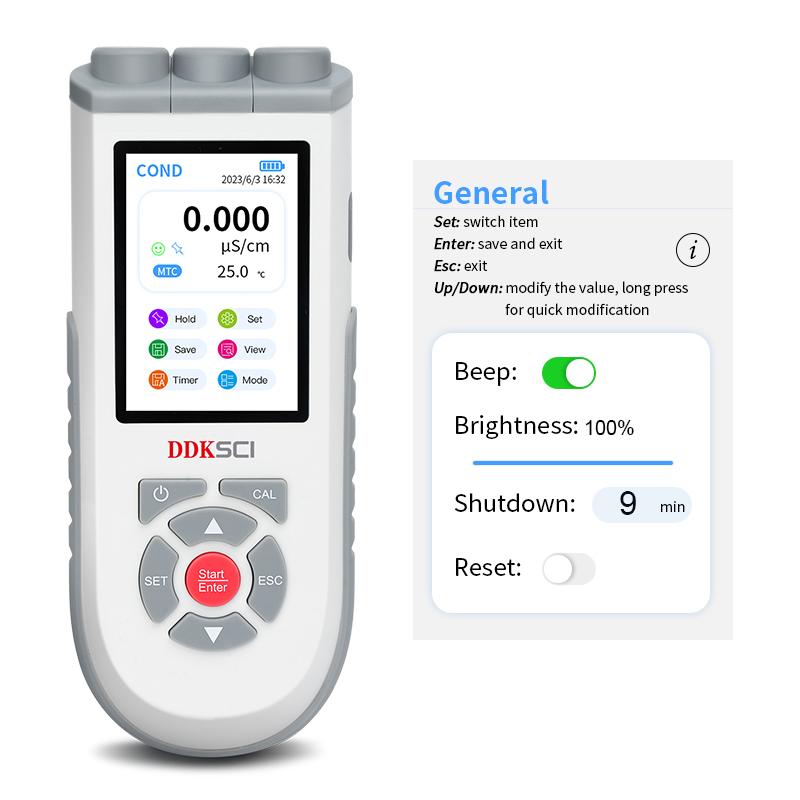 DDKSIC EC10 便携式电导率仪 (彩屏)图3