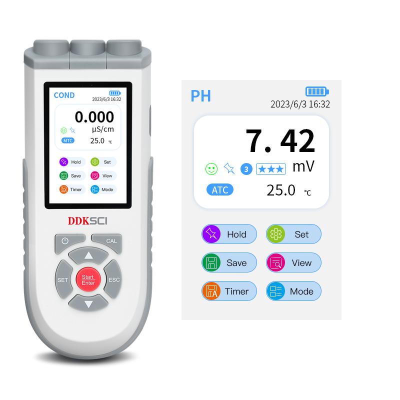 DDKSIC PC10 便携式pH、电导率仪 (彩屏)图5