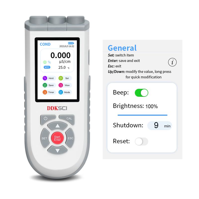 DDKSIC PD10 便携式pH、溶解氧仪 (彩屏)图2