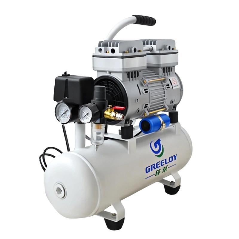 GREELOY GA-81/15X oil-free silent Air Compressor, single pump head, with elimination speaker