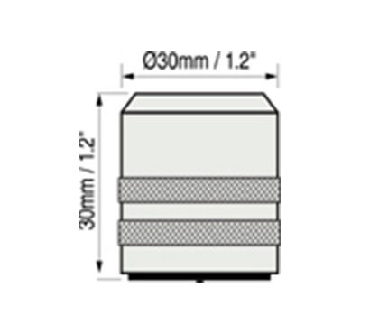 Defelsko PosiTector 6000 FNTS1 涂层测厚仪探头图