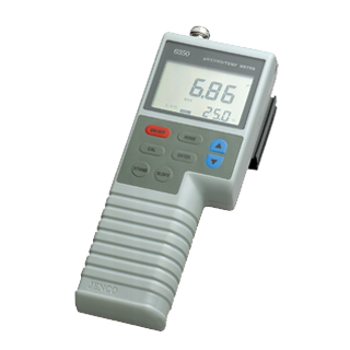 美國任氏 JENCO 6350 便攜式酸堿度ORP電導率TDS鹽度測試儀圖