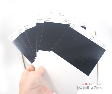 Leneta 2DX遮盖力卡纸正面实拍图