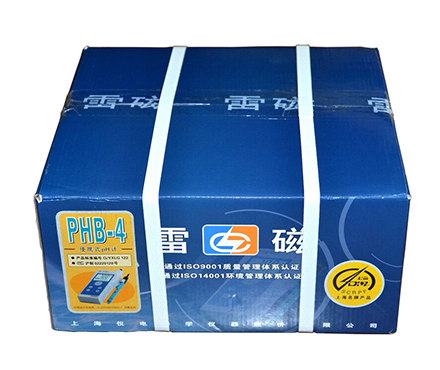 雷磁 PHB-4 PH计外包装图