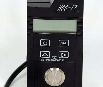 上海华阳HCC-17超声波测厚仪操作界面图