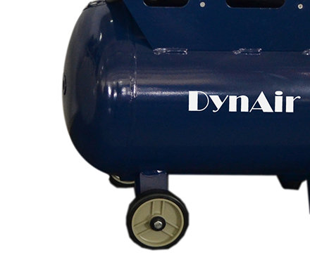 大圣DA5002无油空压机储气罐轮子展示图