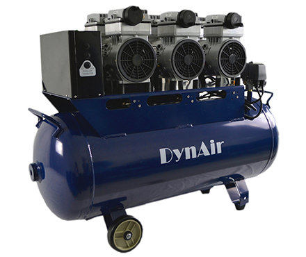 大圣DA7003无油空压机后部侧面图