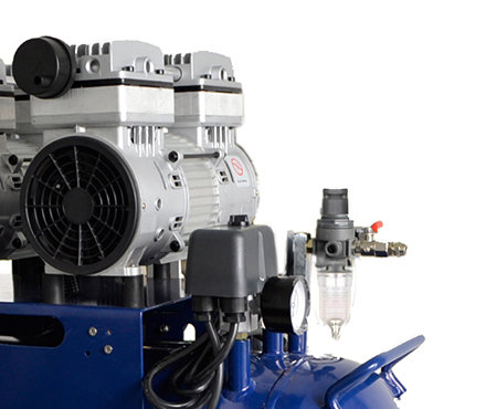 大圣DA7003无油空压机出气口球阀细节图