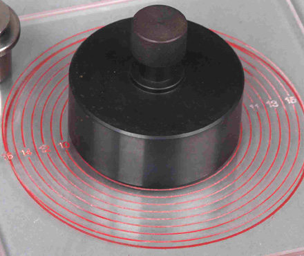 现代环境CCQ厚漆、腻子稠度测定器画圈细节图