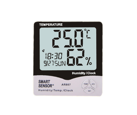希玛smart sensor AR807 数字式温湿度计 测温范围-40℃~70℃图片