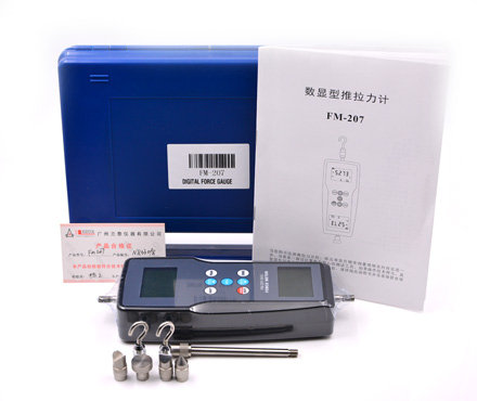 兰泰FM-207-500K便携式推拉力计配件包装图