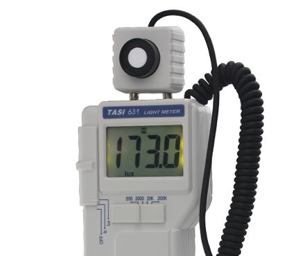 特安斯TASI-631照度计显示屏细节图