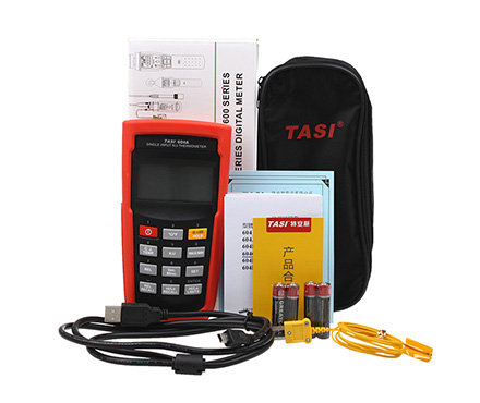 特安斯TASI-604A热电偶温度计包装配件图